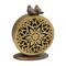 Hello Honey® 6" Vintage Pewter Mantel Clock with Birds